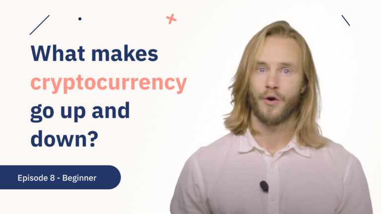 what makes cryptocurrency go up and down