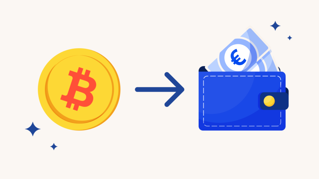 Turn bitcoin into cash