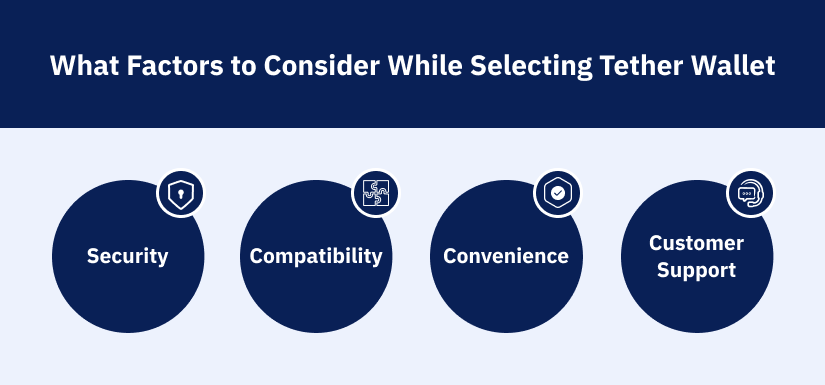Factors for selecting tether wallet